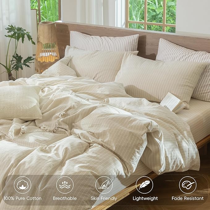 Linen Duvet Cover Set - King