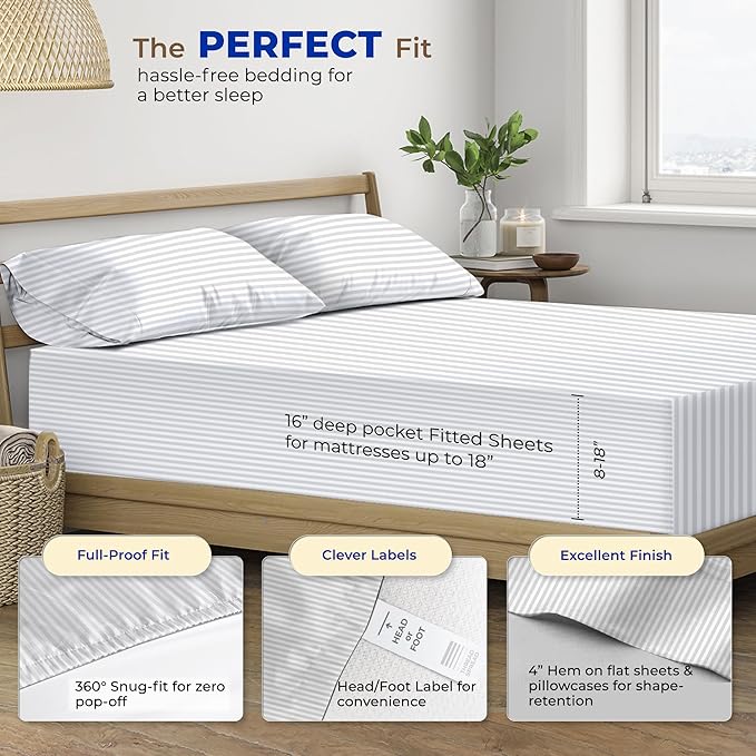 Bed Sheet Set - Twin XL - 3 Piece