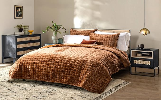 Velvet Quilt Set - King
