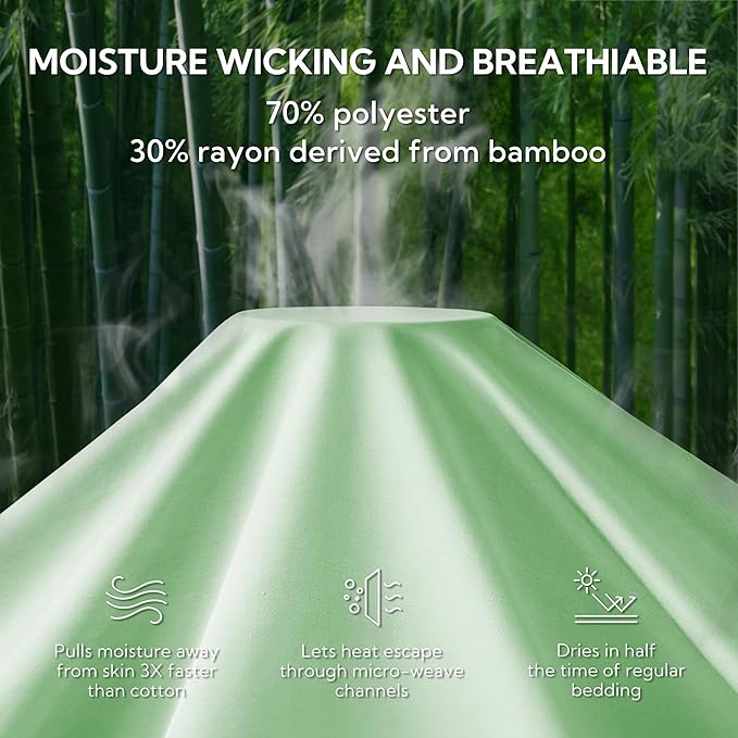Bamboo Cooling Pillowcase - Standard