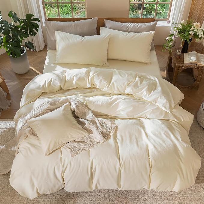 Linen Duvet Cover Set - Full