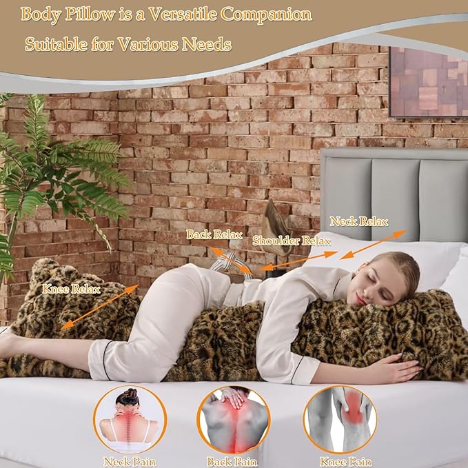 Memory Foam Orthopedic Body Pillow - Full - 20 x 54 in