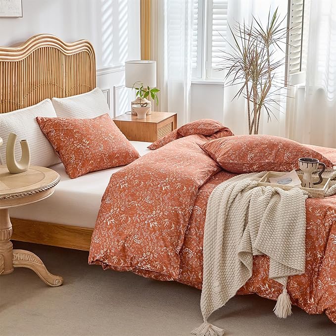 100% Cotton Duvet Cover Set - Full - 3 Piece