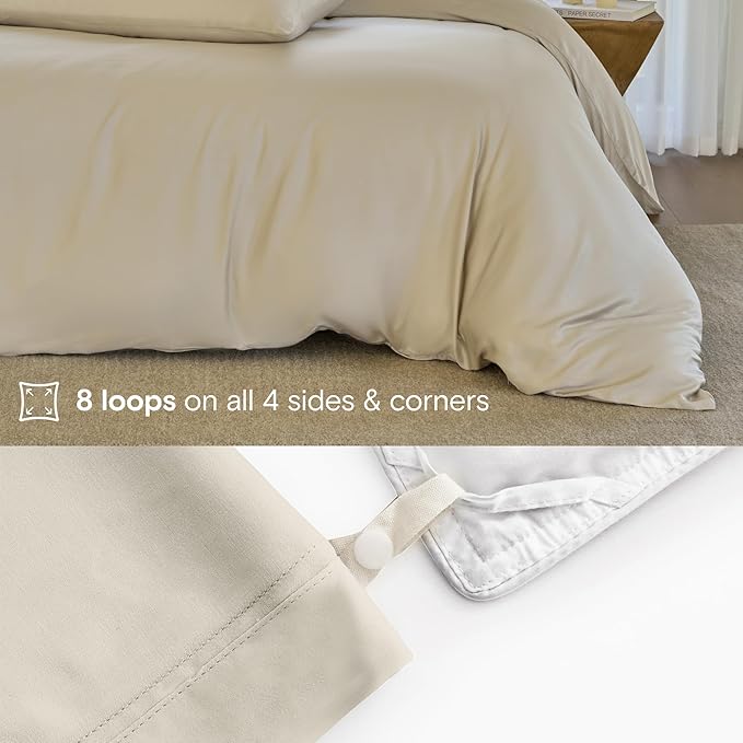 Bamboo Cooling Duvet Cover Set - Twin XL