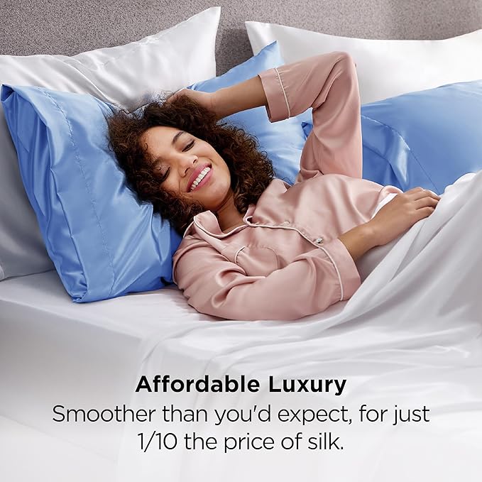 Satin Pillowcase Set - Standard - 20 x 26 in - 2 Piece