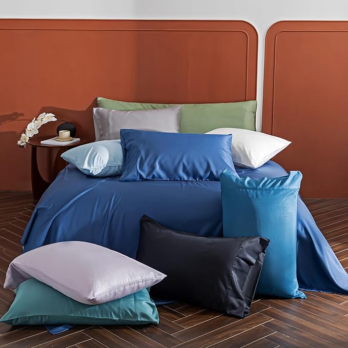 Bamboo Cooling Pillowcase Set - King - 20 x 40 in - 2 Pack - 2 Piece