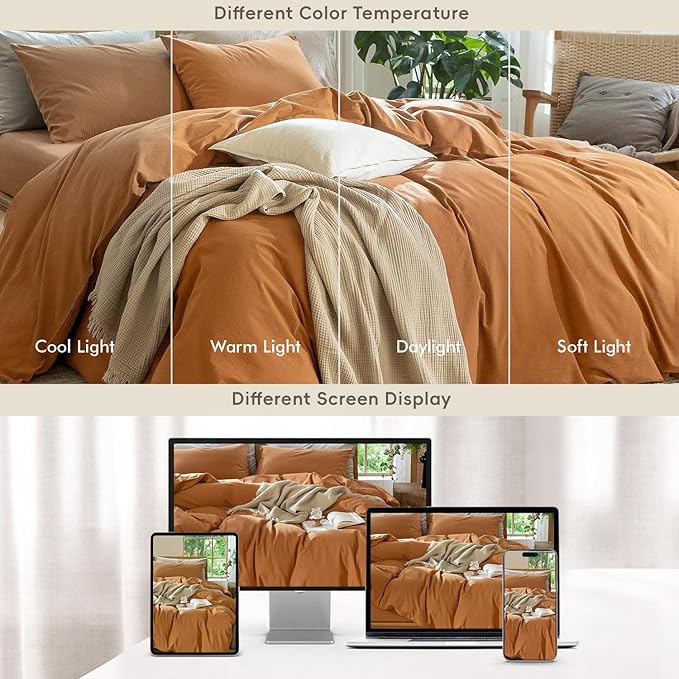 Linen Duvet Cover Set - Queen