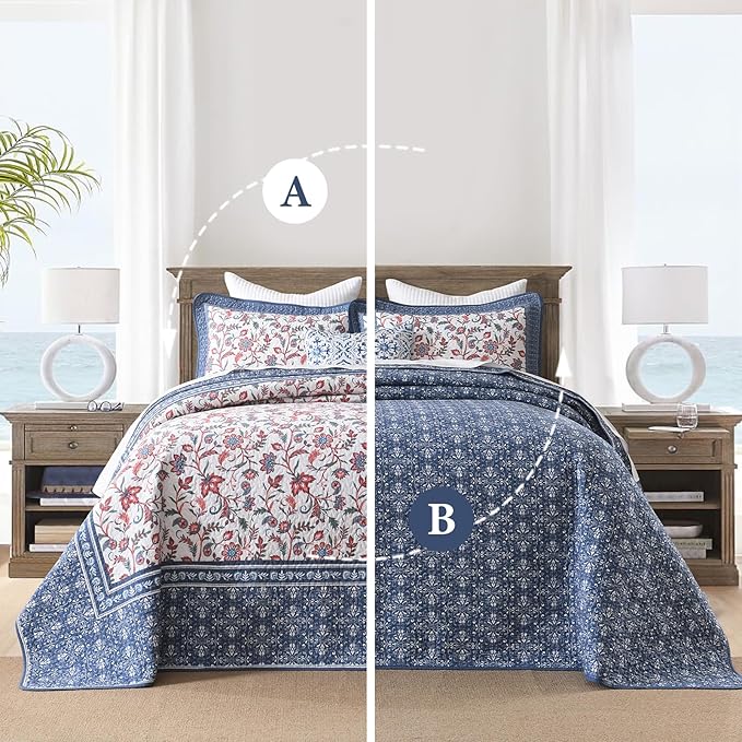 100% Cotton Bedding Set - California King - 3 Piece