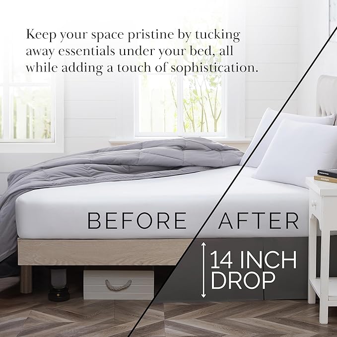 Bed Skirt - Queen - 14 in Drop