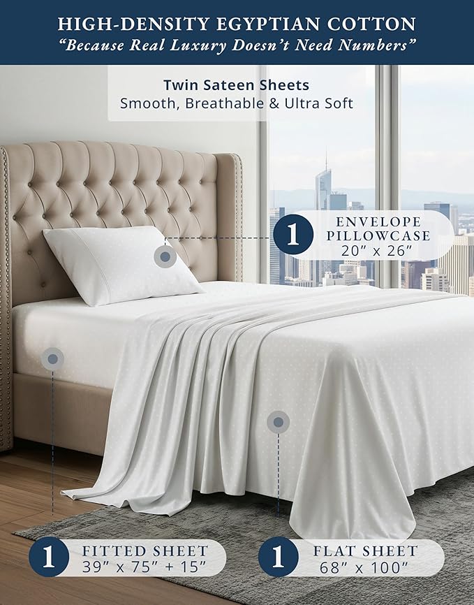 Linen Cooling Bed Sheet Set - Twin