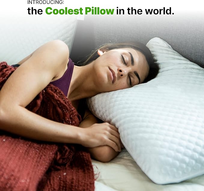 Memory Foam Cooling Bed Pillow - Standard