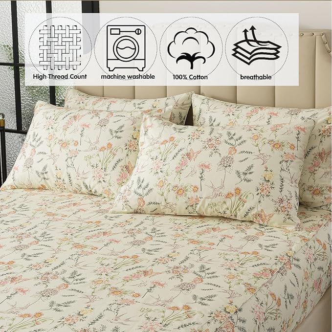 Bed Sheet Set - California King - 4 Piece