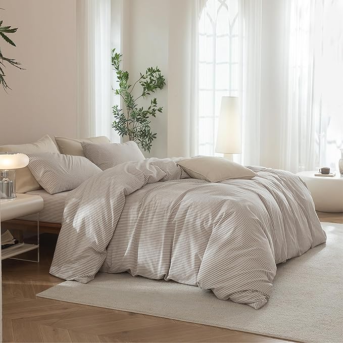 Linen Duvet Cover Set - King - 3 Piece