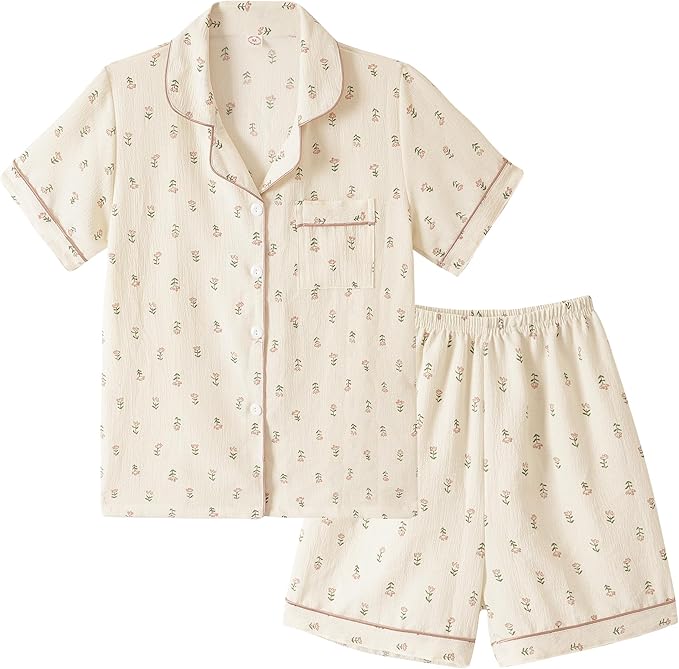 Shorts Pajama Set - Short Sleeve - 2 Piece