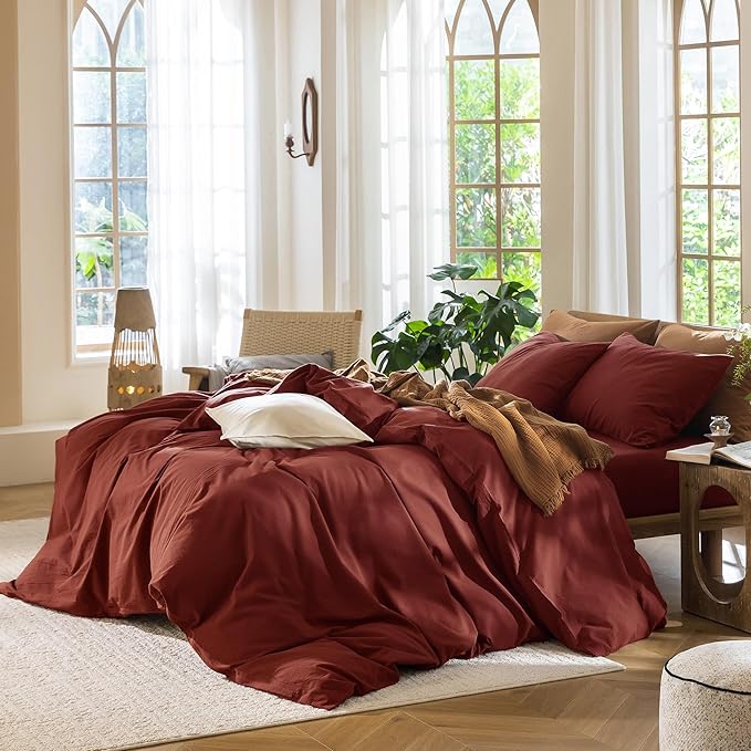 Linen Duvet Cover Set - Twin