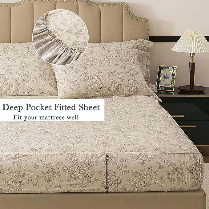 Bed Sheet Set - King - 4 Piece