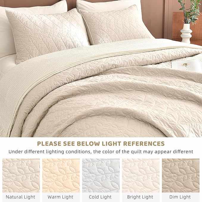 100% Cotton Bedding Set - California King - 3 Piece