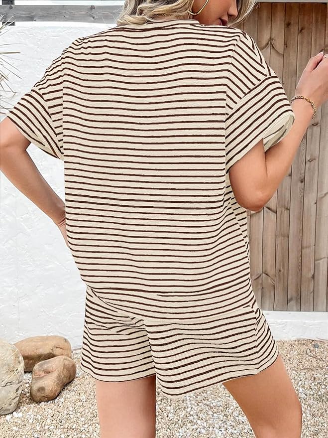 Shorts Pajama Set - Short Sleeve - 2 Piece