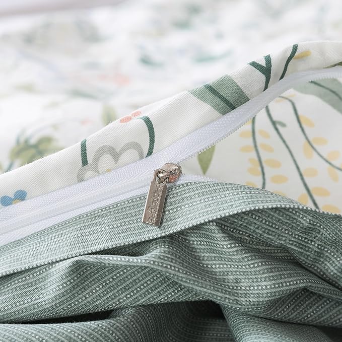 100% Cotton Duvet Cover Set - Queen - 3 Piece