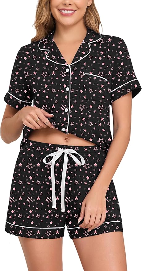 Pajama Set - Short Sleeve - 2 Piece