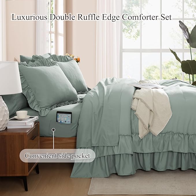 Comforter Set - Queen - 7 Piece