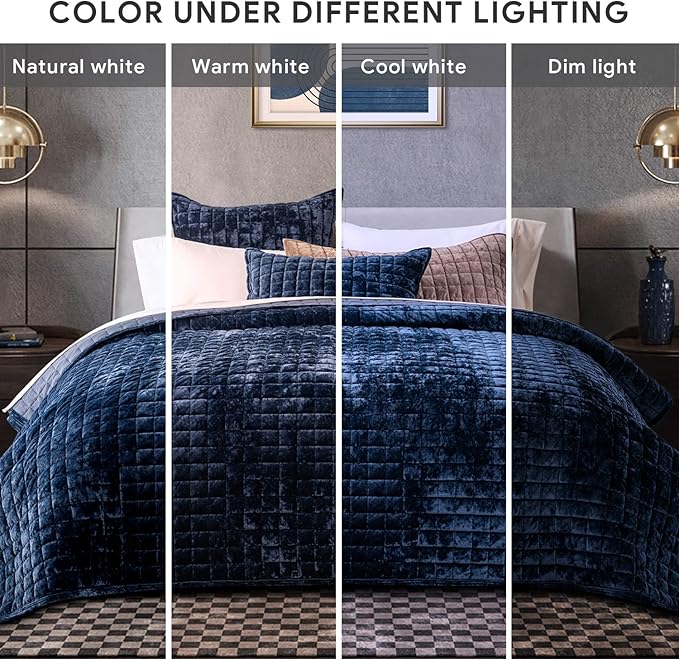 Velvet Quilt Set - Twin XL
