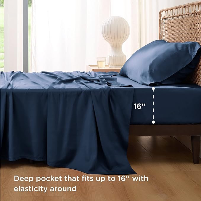 Bamboo Cooling Bed Sheet Set - Twin