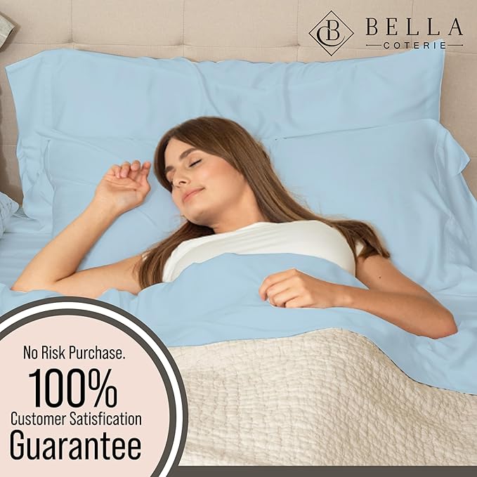 Bamboo Cooling Bed Sheet Set - King - 6 Piece