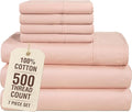 100% Cotton Bed Sheet Set - Split King - 7 Piece