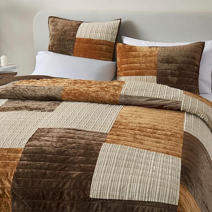 Velvet Quilt Set - Queen