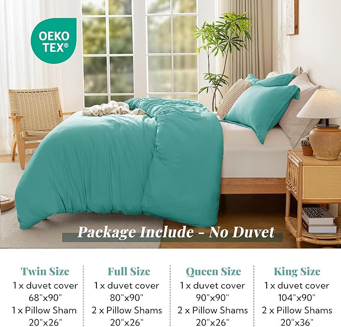 Microfiber Duvet Cover Set - 3 Piece