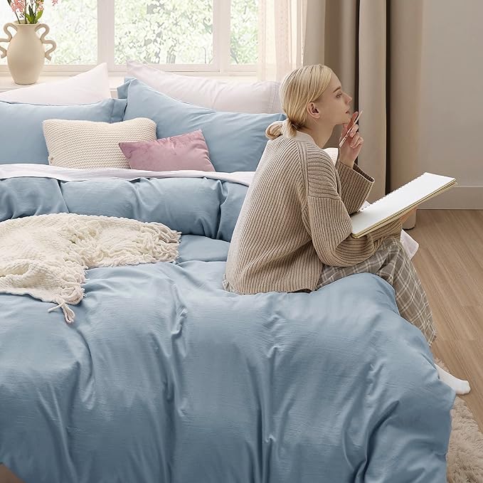 Duvet Cover Set - Queen - 90 x 90 in - 3 Piece