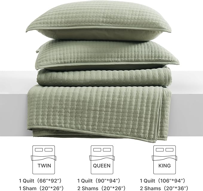 Quilt Set - Queen - 3 Piece