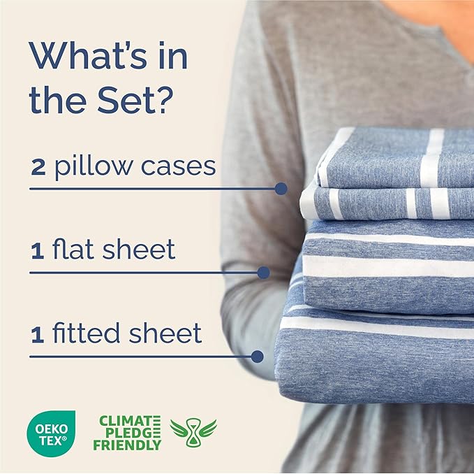 Cooling Bed Sheet Set - King - 4 Piece