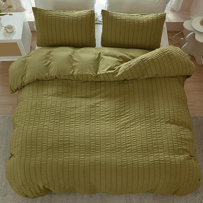 Microfiber Duvet Cover Set - Full - 80 x 90 in - 3 Piece