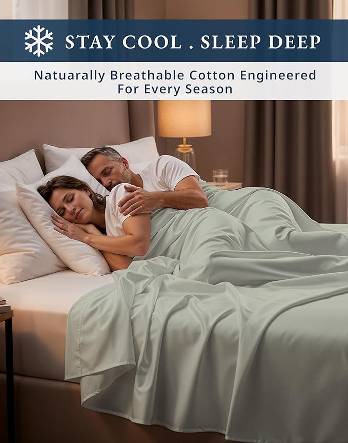 Linen Bed Sheet Set - Split King