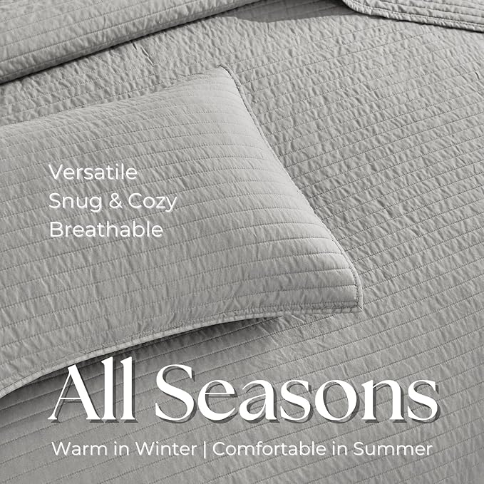 Microfiber Quilt Set - King