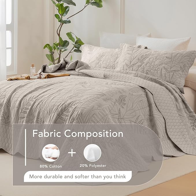 Linen Bedding Set - King - 3 Piece