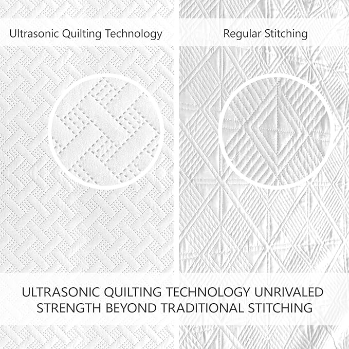 Microfiber Quilt Set - King - 3 Piece