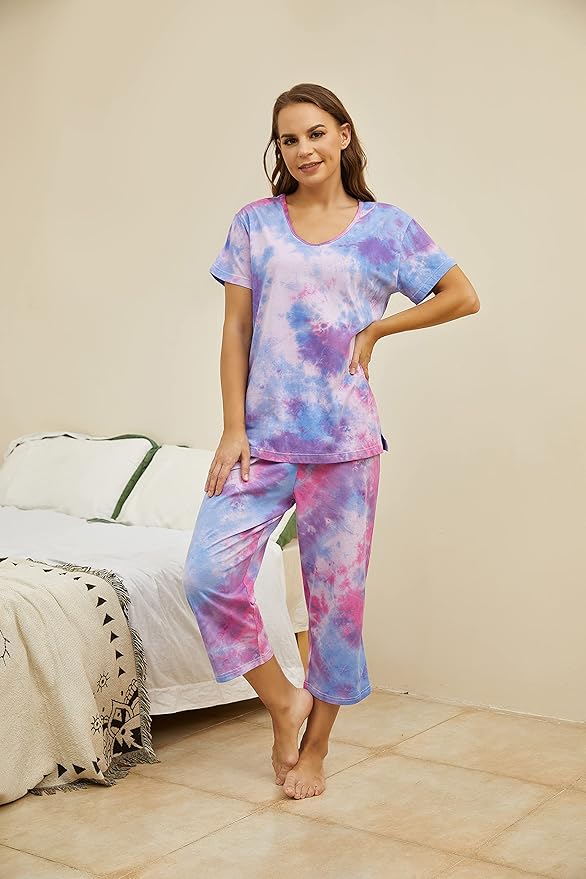 Women's Capri Pajama Set - 2 Piece