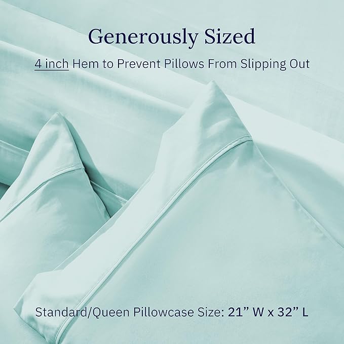 100% Cotton Pillowcase Set - Queen - 2 Piece