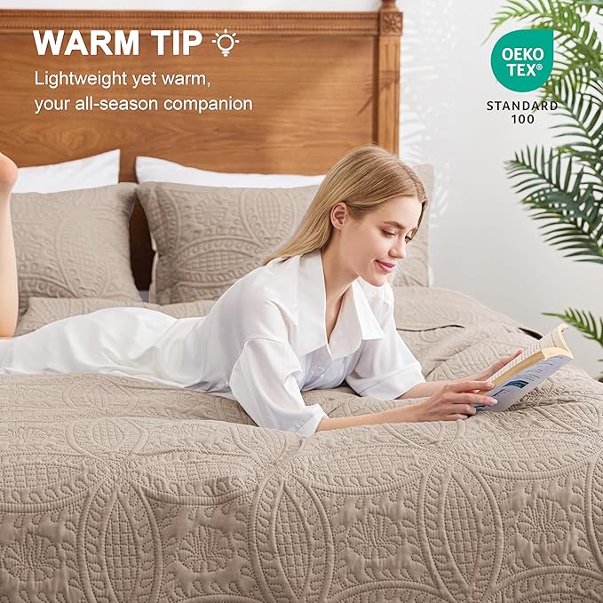 Quilt Set - Full - 3 Piece