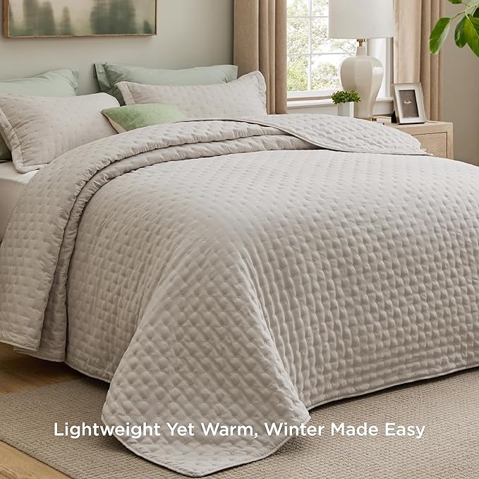 Linen Quilt - California King - 111 x 106 in