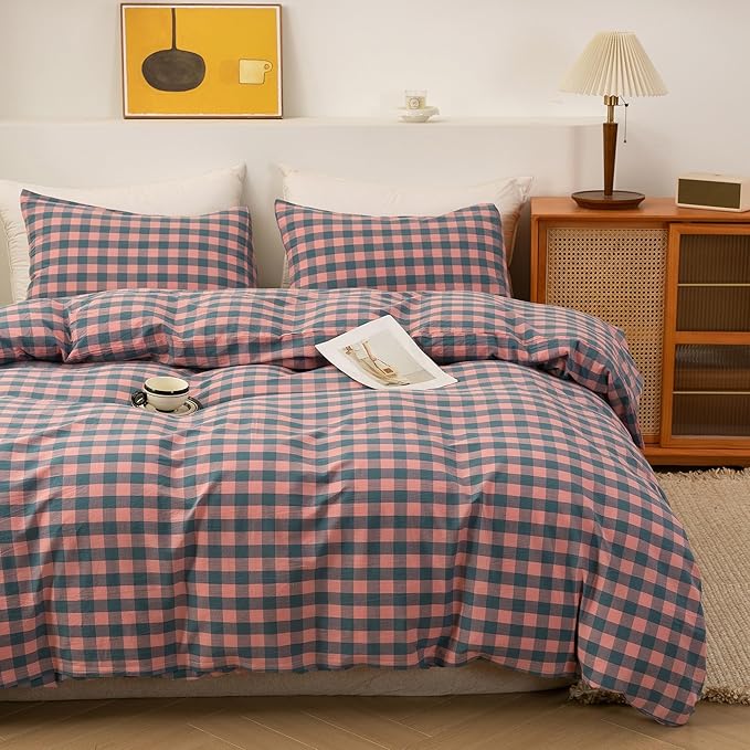 Linen Duvet Cover Set - Queen - 3 Piece