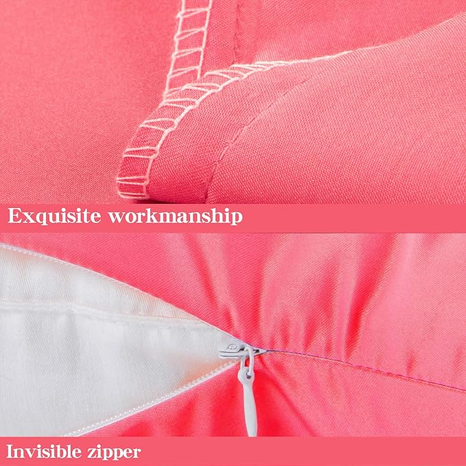 Satin Pillowcase Set - King - 20 x 36 in - 2 Piece