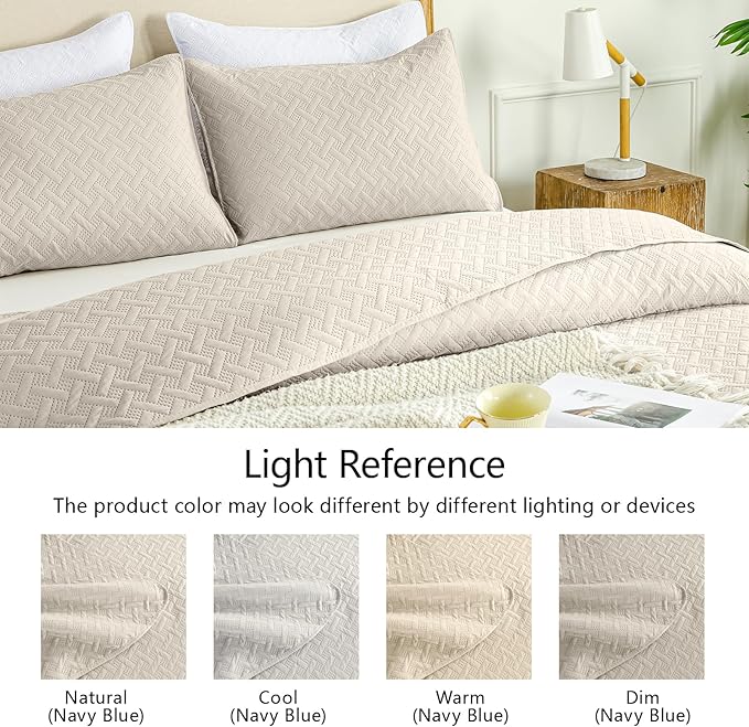 Microfiber Quilt Set - Queen