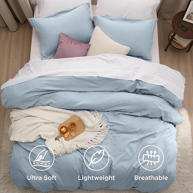 Duvet Cover Set - King - 104 x 90 in - 3 Piece