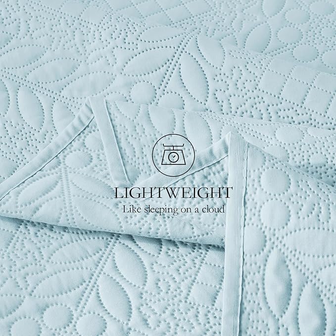 Microfiber Quilt Set - King - 3 Piece