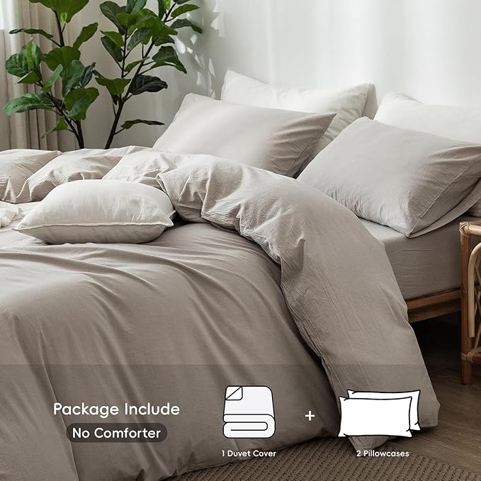 Linen Duvet Cover Set - Queen