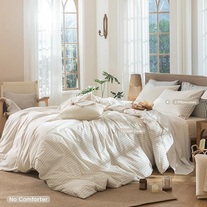 Linen Duvet Cover Set - Full